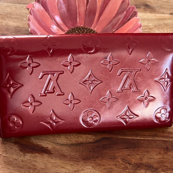 Authentic LV Monogram vernis red wallet ♥️ - Picture 2 of 12